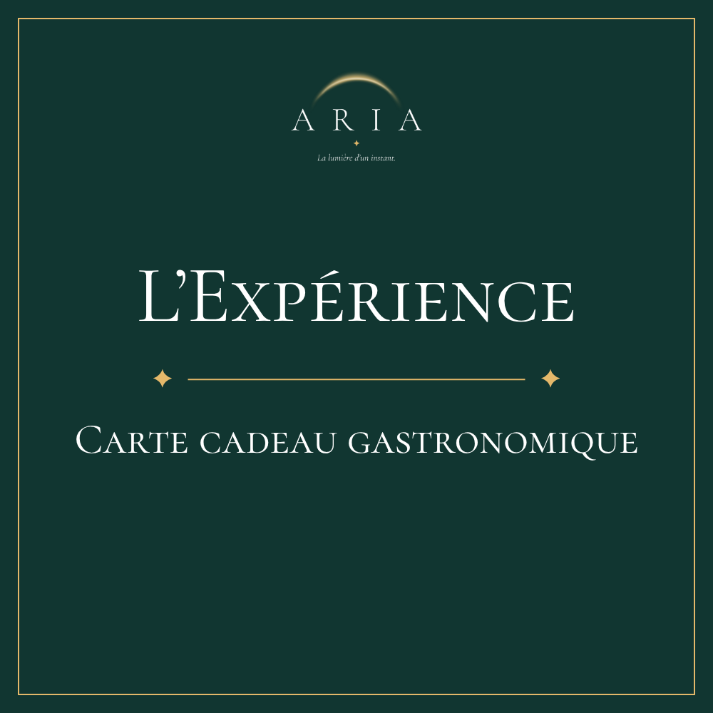 Image produit carte cadeau L'Expérience ARIA, restaurant gastronomique Paris 8ème
