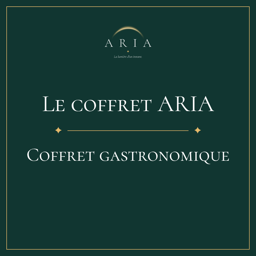 Image produit Le Coffret ARIA, coffret gastronomique composé par le chef Gabriel, livraison à domicile